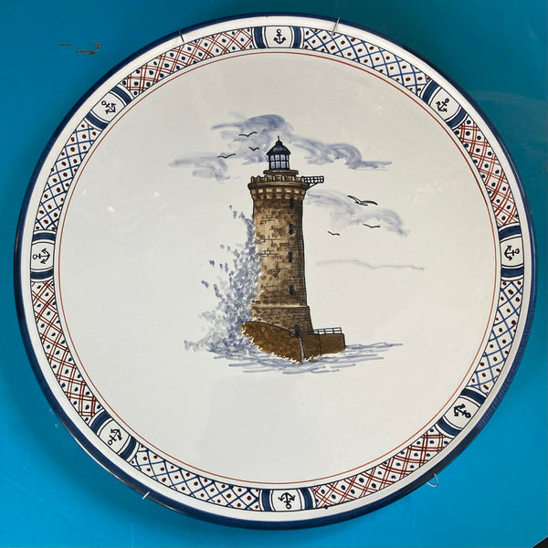Plat tarte faience