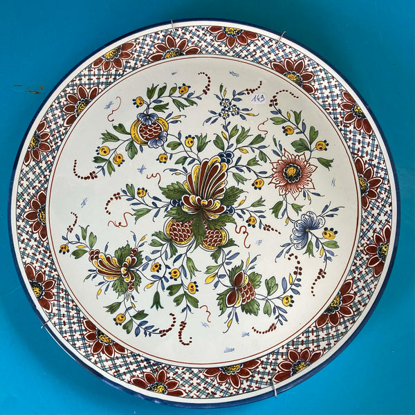 Plat tarte faience